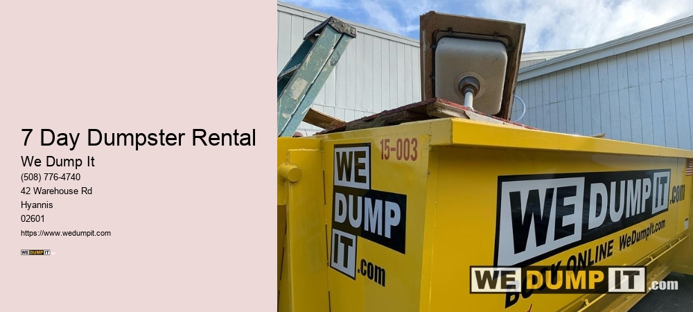 5 Yard Dumpster Rental Prices