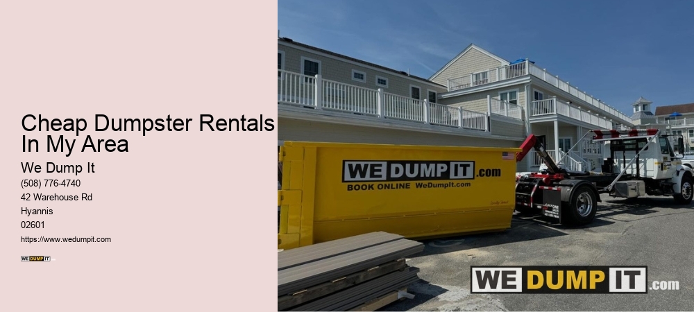 Cheap Dumpster Rentals In My Area