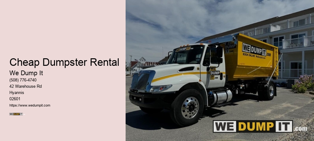 5 Yard Dumpster Rental Cost