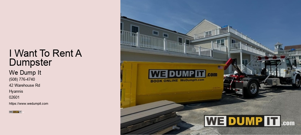 I Want To Rent A Dumpster