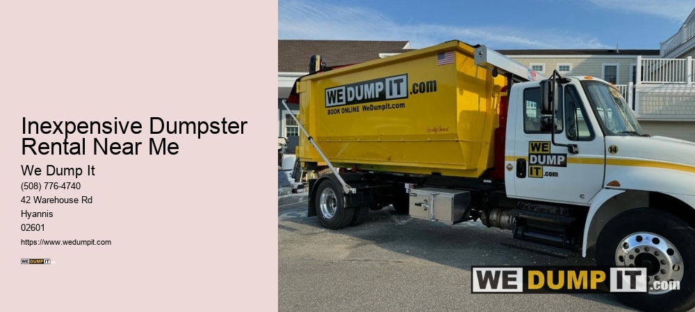 Cheap Garbage Dumpster Rental