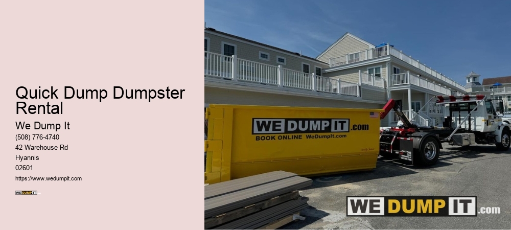 Quick Dump Dumpster Rental