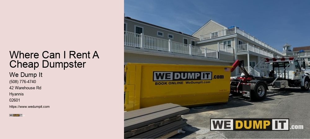 4 Yard Dumpster Rental Cost