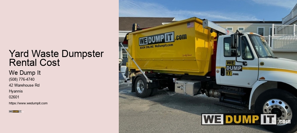 5 Yard Dumpster Rental Prices Near Me